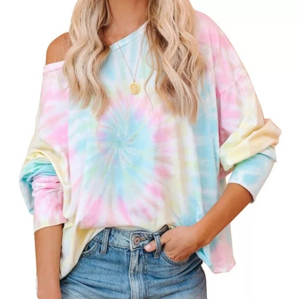 TIE DYE LONG SLEEVE TEE